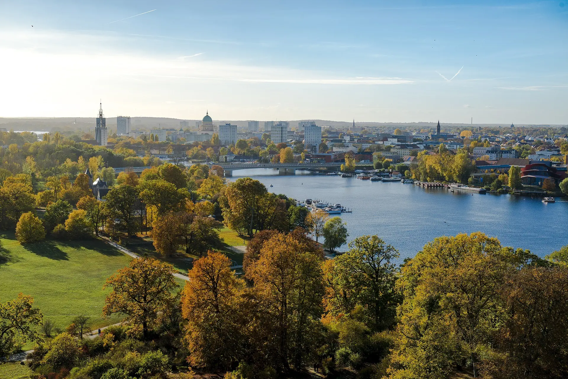 Potsdam Skyline an der Havel